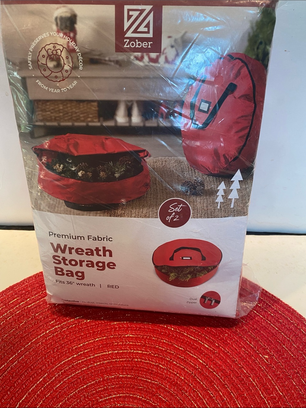 NIP Wreath Storage Bag